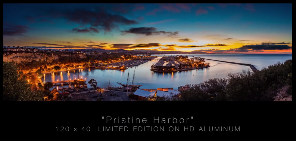 “Pristine Harbor” 10’x4’ Aluminum of Dana Point Install at Waterman’s Restaurant